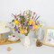 Artificial Spring Flowers 12 Pack Spring Flower Stems 17 Inch Floral Picks with Pink Yellow Purple Tulips Wildflowers for Centerpieces Vases Floral Arrangements Summer Easter Decor